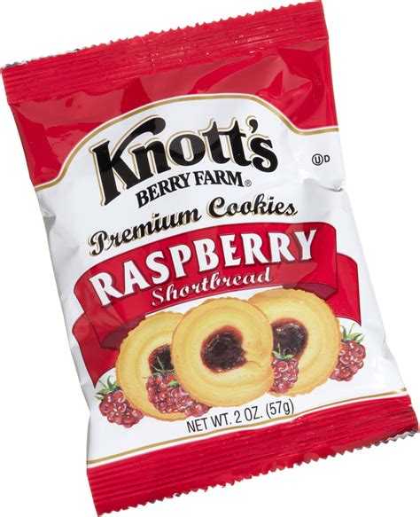 Amazon.com: Knott's Berry Farm Raspberry Shortbread Cookie, 2-Ounce ...
