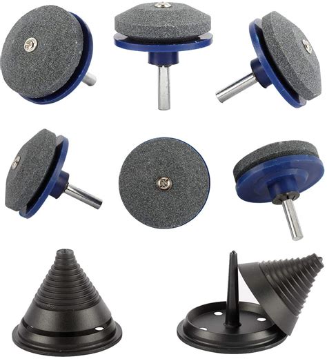 Dasmorine 6pcs Lawn Mower Blade Sharpener With 2pcs Lawn Mower ...