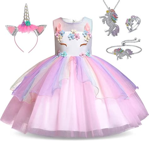 Unicorn Princess Dress Up Clothes for Little Girls India | Ubuy