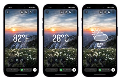 How To Put Temperature On Ig Story | Projects Linguistics