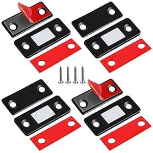 HASTHIP®4 Pack Door Magnets to Hold Door, Magnetic Door Catch, Ultra ...