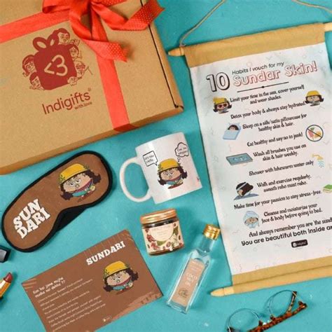 Unique Gift Hampers- Sundari Kit Gifts for Beautiful Friend – Indigifts
