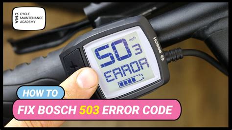Bosch Error Code 503 的图像结果