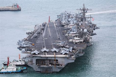 North Korea vows to ‘step-up’ action against US as aircraft carrier ...