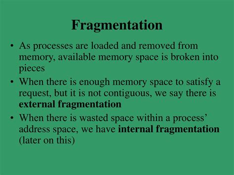 Image result for Memory Fragmentation
