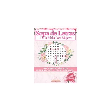 Sopa de Letras de la Biblia para Mujeres / 107 | Ubuy India