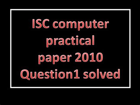 Computer Practical Question Paper 的图像结果