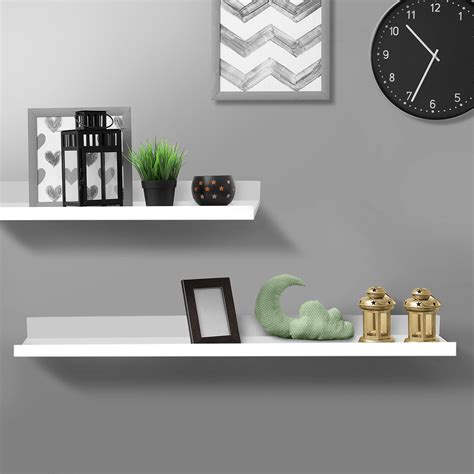 Buy FCH U-Shape MDF/Wood/Laminate Wall Mounted Floating Shelves, 2.3 in ...