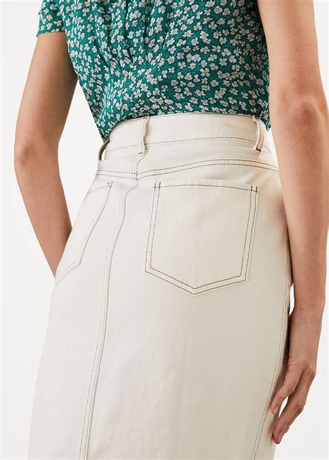Ellama Stretch Denim Skirt | Phase Eight