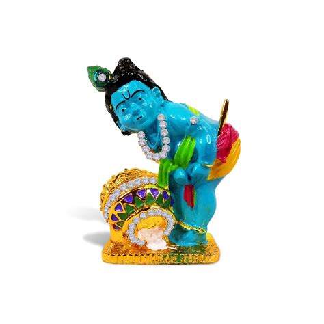 Buy Bigwheels KHRI0358 Bal Gopal Krishna with Makhan Mutki Idol (St-949 ...
