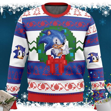 Sonic the Hedgehog Ugly Christmas Sweater - Plangraphics