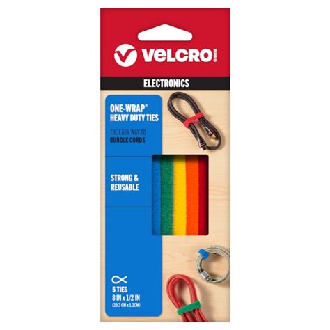 VELCRO Brand ONE-WRAP Ties - Great for Organizing Cords, Cables, and ...