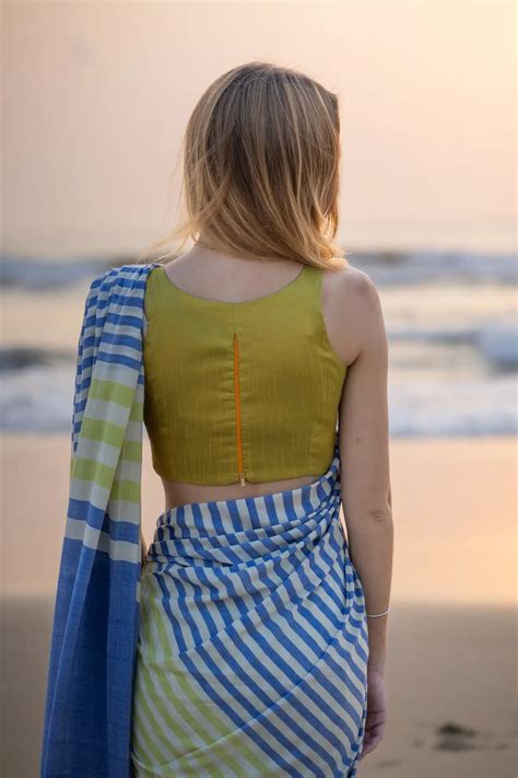 Peacock Parade Stripe Saree | Bold & Vibrant Stripe Saree | I Love ...