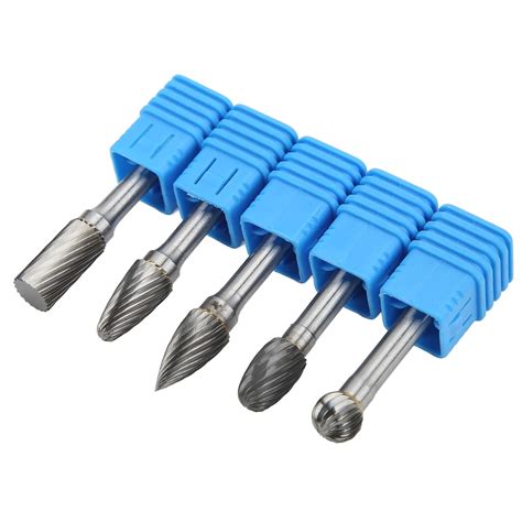 Burrs Set, 5Pcs/Set High Hardness Die Grinder Bits 6x10mm Wear ...