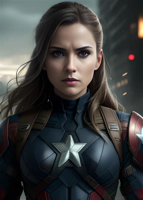 Captain America | Gender_Swap by FickleMeAI on DeviantArt