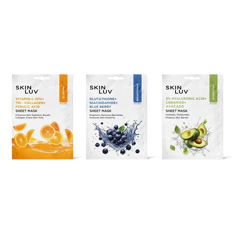 Facial sheet Mask Combo – Skinluv.in