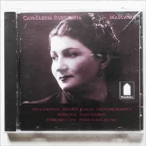 Mascagni: Cavliera Rusticana: Roman, Jagel, Warren, Doe, Kaska: Amazon ...