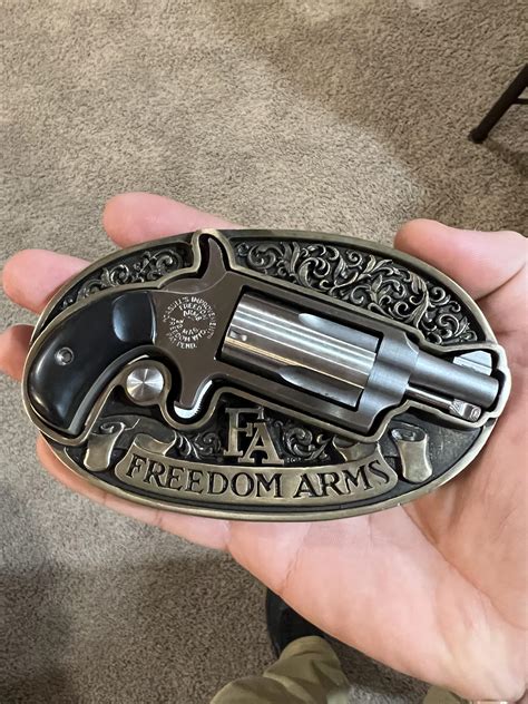 Freedom Arms Belt Buckle/Revolver Combination FA-S-22-LR D4, 60% OFF