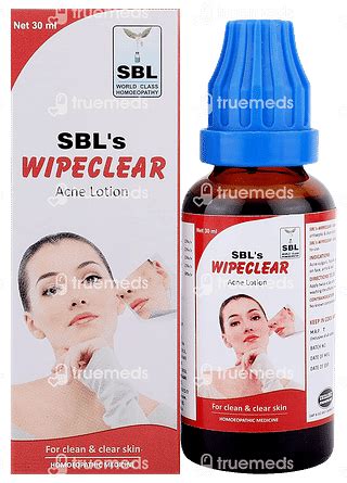 Sbls Wipeclear Acne Lotion 30 Ml - Uses, Side Effects, Dosage, Price ...