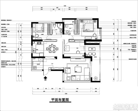 新中式三室两厅两卫样板间_太平洋家居网整屋案例