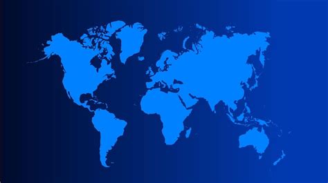 Carte du monde bleu - Vecteurs : téléchargez gratuitement des vecteurs ...