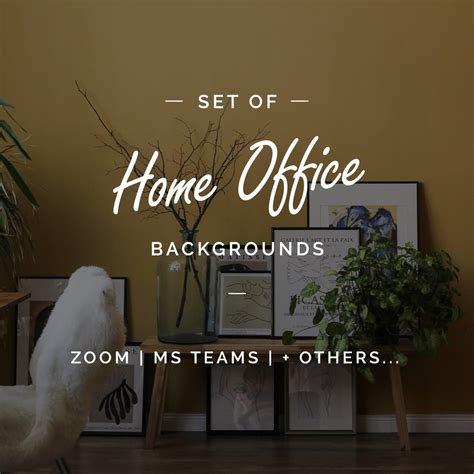 Home Office Background for Zoom Meeting 的图像结果