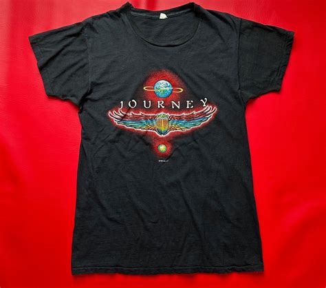 Journey 1980 Vintage World Tour T Shirt Made In USA S… - Gem