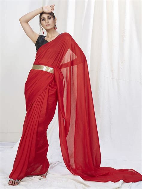 Plain Saree Readymade – The Elegant Choice for Effortless St
