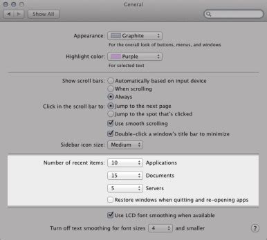 Image result for Recent Items