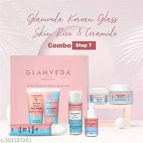 Korean Glass Skin Rice & Ceramide 7-Step Skincare Kit – Springkart
