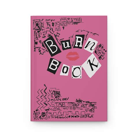 Mean Girls Burn Book Regina George Cady Heron Gretchen - Etsy UK