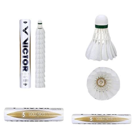 Victor Gold No.5 Feather Badminton Shuttlecock – Sportswing.in