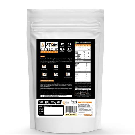 ATOM Whey Protein 2kg – World Of Nutrition