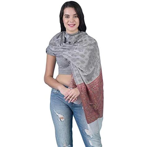 Buy DHRUVS COLLECTION Traditional Kashmiri kani pala stole in Pure fine ...