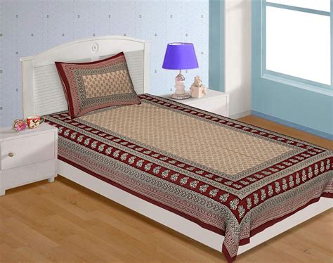 Buy UNIBLISS 100% Cotton Rajasthani Jaipuri Traditional Printed Single ...