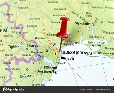 Odessa Area Map
