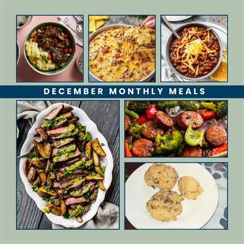 December Monthly Meal Box Recipes ~ Comfort Food, Crowd-Pleasers & Eas ...