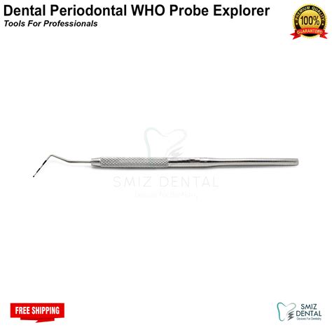 WHO 11 Dental Probe 5-Pack S – Stainless Steel BPE/CPITN Periodontal ...