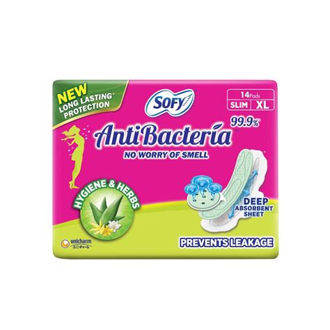 Sofy Antibacteria Sanitary Pads XL, 14 Count Price, Uses, Side Effects ...
