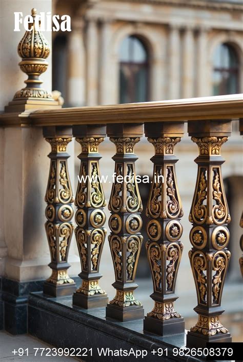 Modern Brass Railing For Interior Spaces Lokhand Ka Grill - Fedisa