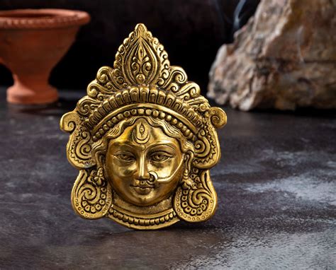 Maa Durga Face For Wall/Door Hanging 6 Inch | 195g – ServDharm