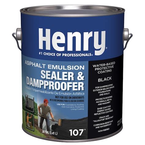 Henry Company Asphalt Emulsion 1-Gallon Waterproof Roof Sealant at ...