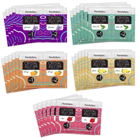 Buy Pandaspa Crystal Jelly for Pedicure Spa Foot Bath Soak Set ...