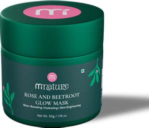 mi nature Rose and Beetroot Glow Mask - 50g - Price in India, Buy mi ...