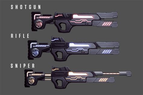 ArtStation - Sci-Fi Guns