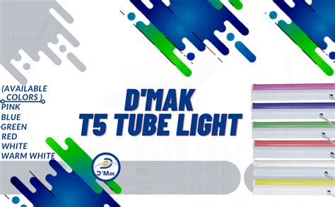 D'Mak Warm White (Yellow) LED Tube Light T5 for Decoration (1 Foot Tube ...