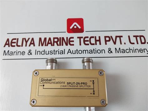 Global Split-2N-pro 2 Way Passive Splitter – Aeliya Marine Tech