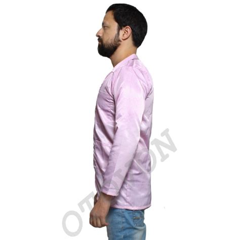 Unisex ESD Apron / Anti-Static Lab Coat - Pink