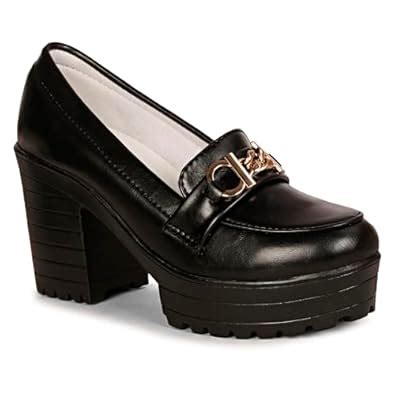 Buy commander shoes High Heel Pull On Belly Shoe for Women and Girl ...