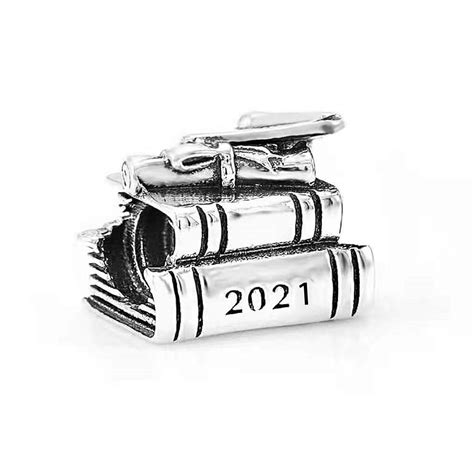 Buy TGLS 2021 Graduation Cap College Textbooks Charms Beads for ...